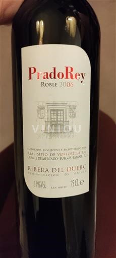 Castilien og León Ribera del Duero PradoRey Roble 2006