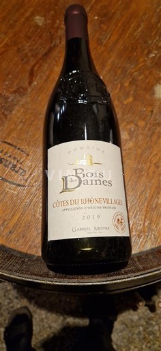 Vale do Ródano Côtes-do-ródano-villages Domaine Bois des Dames 2019