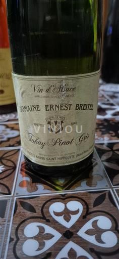 Alsace Domaine Ernest Breittel Tokay Pinot Gris Icke årgångsbetecknad