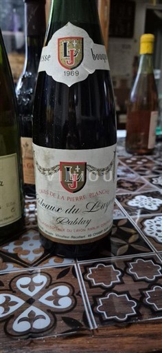 Valle della Loira Vouvray Domaine La Pierre Blanche Léonjour du Lac 1969