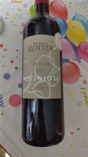 Southwest Gaillac Domaine Rotier Les Gravels 2011
