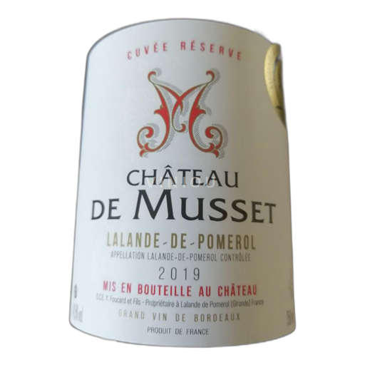 Bordeaux Lalande-de-Pomerol Château Musset 2019