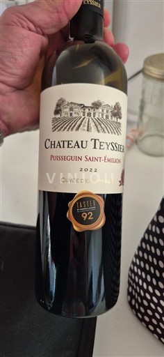 Bordeaux Puisseguin-Saint-Émilion Château Teyssier des Anges 2022
