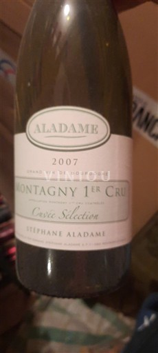 Bourgondië Montagny Premier Cru Stéphane Aladame Sélection 2007