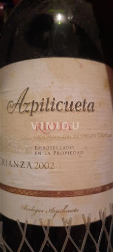 La Rioja Rioja Azpilicueta 2002