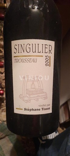 Jura Arbois Stéphane Tissot Singulier 2005