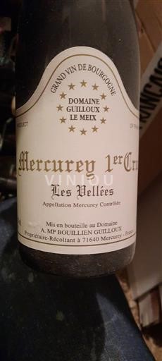Bourgogne Mercurey Premier Cru Domaine Guilloux Le Meix Les Vellées 2005