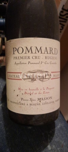 Burgundi Pommard Premier Cru Château Masson Rugiens 2006