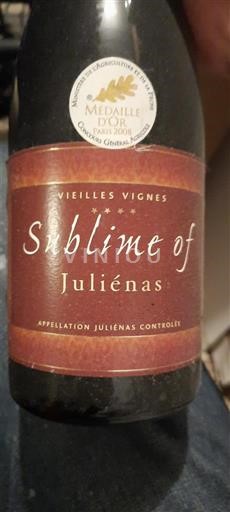 Beaujolais Juliénas Sublime of 2007