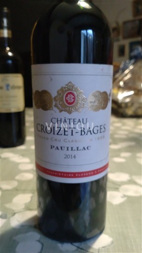 Bordeaux Pauillac Grand Cru Château Croizet-Bages 2014
