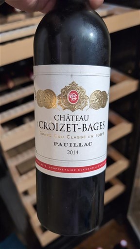 Bordeaux Pauillac Grand Cru Château Croizet-Bages 2014