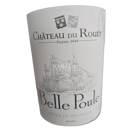 Vin Rouge sec Belle Poule Château Rouët 2021 France Provence Côtes-de-provence AOC