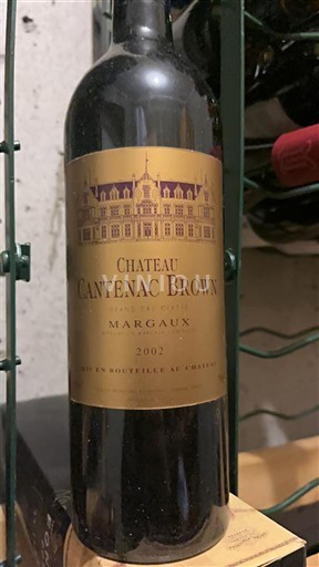 Bordeaux Margaux Grand Cru Château Cantenac Brown 2007