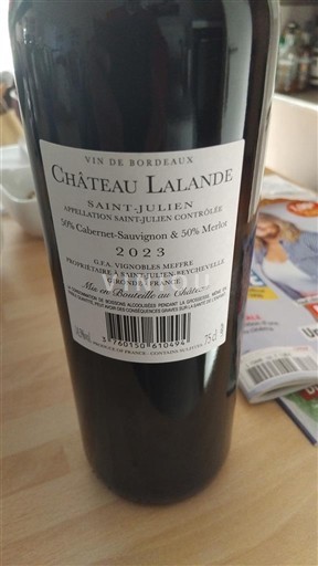 Bordeaux Saint-Julien Château Lalande 2023