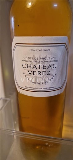 Vin Blanc sec Château Verez Non millésimé France Provence Côtes-de-provence AOC