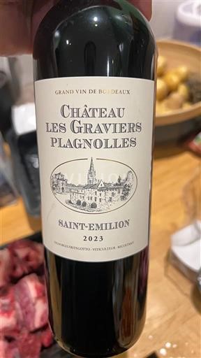Bordeaux Saint-Émilion Château Les Graviers Plagnolles 2023