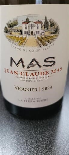 Languedoc-Roussillon Pays d'Oc Domaine La Ferrandière Jean-Claude Mas 2024