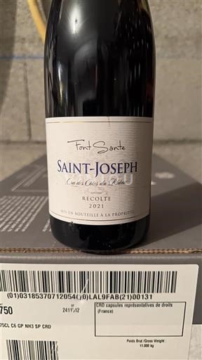 Vallée du Rhône Saint-Joseph Font Sante des Côtes du Rhône 2021