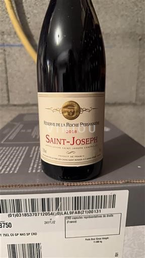 Vallée du Rhône Saint-Joseph Réserve de la Roche Persannière 2018