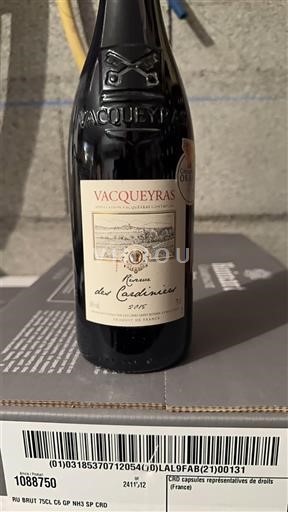 Thung lũng Rhône Vacqueyras Vacqueyras des Cardinières 2015