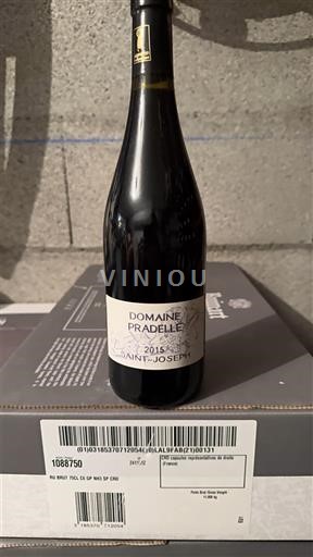 Thung lũng Rhône Saint-Joseph Domaine Pradelle 2015