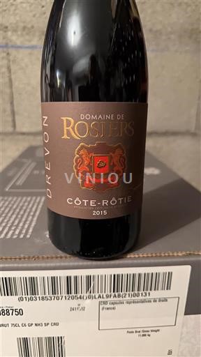 Vallée du Rhône Côte-rôtie Domaine Rosiers Drevon 2015