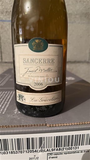 Dolina Loare Sancerre Joseph Mellot La Gravelière 2006