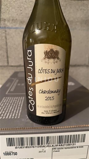Jura Côtes du Jura Les Caves du Vieux Mont Chardonnay 2015