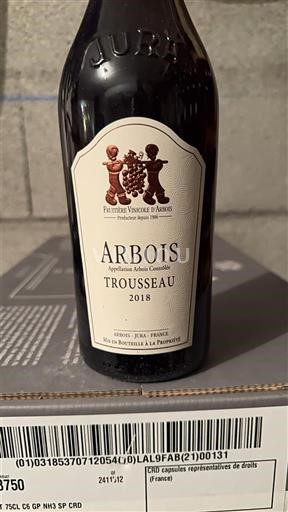 Jura Arbois Fruitière Vinicole Arbois Trousseau 2018