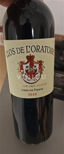 Bordeaux Saint-Émilion Grand Cru Grand Cru Classé Clos de l'Oratoire 2020