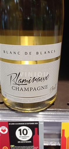 Champaña Champán Rlaminaux Blanc de Blancs Sin añada