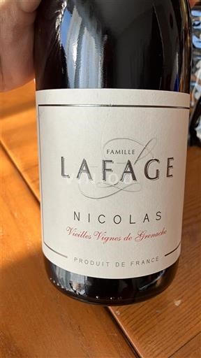 Languedoc a Roussillon Katalánská pobreží Famille Lafage Nicolas Vieilles Vignes de Grenache 2023
