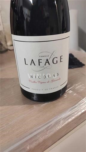 Languedoc in Roussillon Katalonske obale Famille Lafage Nicolas Vieilles Vignes de Grenache 2023