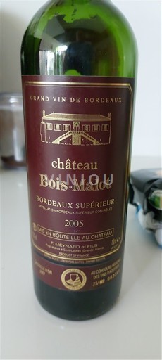 Bordeaux Bordeaux Supérieur Château Bois-Malot 2005
