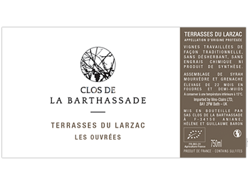 Linguadoca Terrasses-du-Larzac Clos de la Barthassade Les Ouvrées 2023