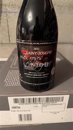 Rhônen laakso Saint-Joseph Earl Olivier BERAUD Les Roses de souyanne 2021