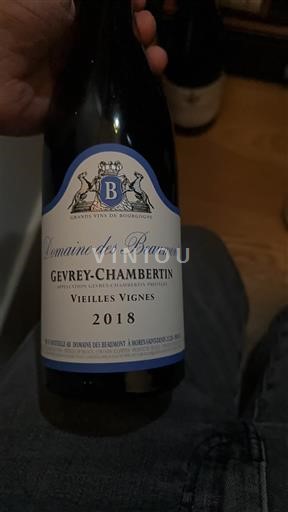 Borgogna Gevrey-Chambertin Domaine Des Beaumont Vieilles Vignes 2018
