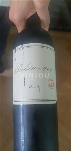 Kalifornische AVA Napa Valley Pahlmeyer 2018