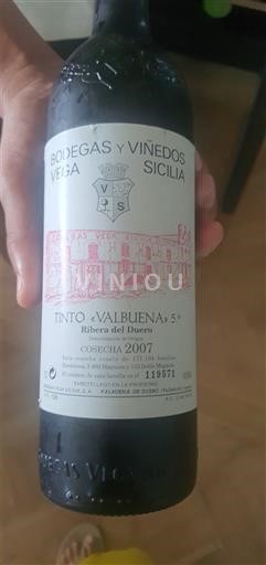 Castiglia e León Ribera del Duero Vega Sicilia Valbuena 5° 2007