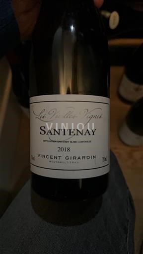Bourgogne Santenay Vincent Girardin Les Vieilles Vignes 2018