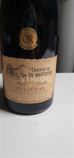 Beaujolais Juliénas Château La Bottière Không niên vụ