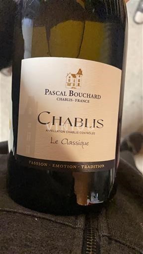 Burgundi Chablis Pascal Bouchard Le Classique Ei vuosikertaa