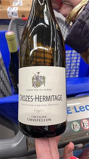 Rhônen laakso Crozes-Hermitage Chevalier Chastellon 2024