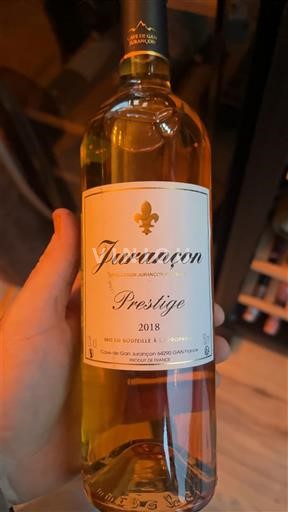 Sudoeste Jurançon Cave de Gan Jurançon Prestige 2018