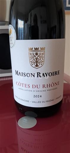 Rhônedalen Côtes du Rhône Maison Ravoire 2024