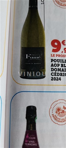 Valle della Loira Pouilly-fumé Domaine Cédric Bardin Fumé 2024