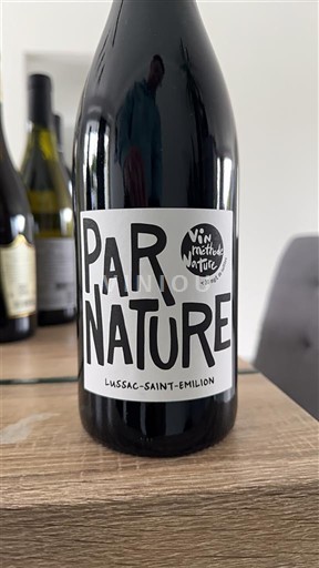 Vin Rouge sec Par Nature 2024 France Bordeaux Lussac-saint-émilion AOC nature