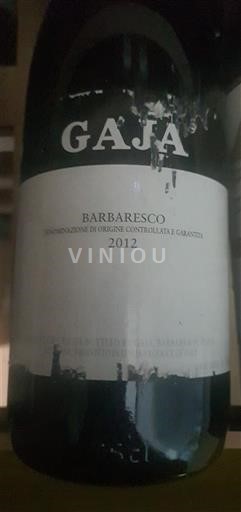 Piedmont Wines Barbaresco Gaja 2012