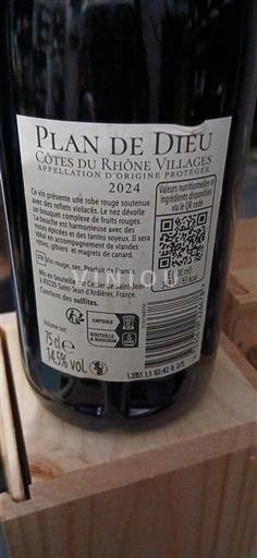 Rhône-dalen Côtes-du-Rhône-Villages Cellier de Saint-Jean Plan de Dieu 2024