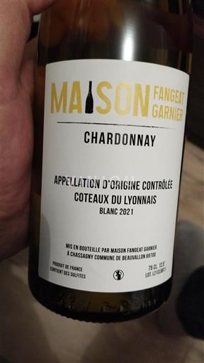 Lionese Coteaux del Lionese Maison Fangeat Garnier Chardonnay 2021